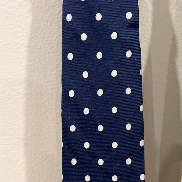 Tommy Hilfiger Neck Ties Mens Silk Green Whale Blue Polka Dot School  Lot of 2 - Picture 4 of 7